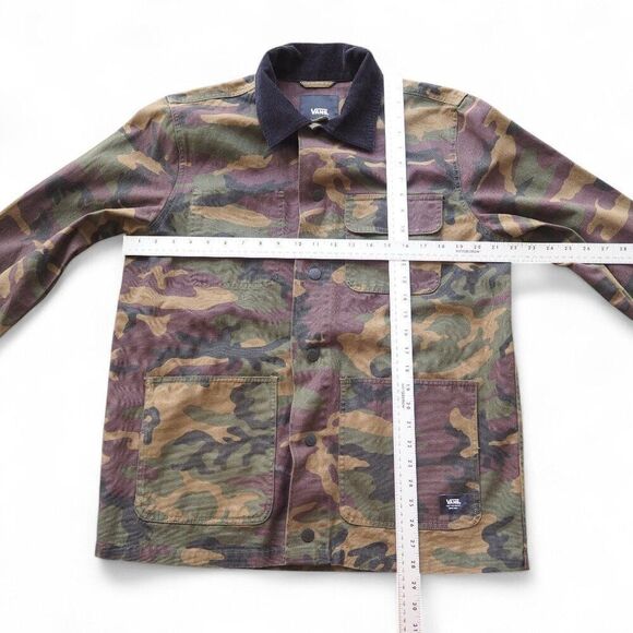 Vans Brushed Camo Shacket Chore Style Jacket Multicolor Men's M - Picture 5 of 7